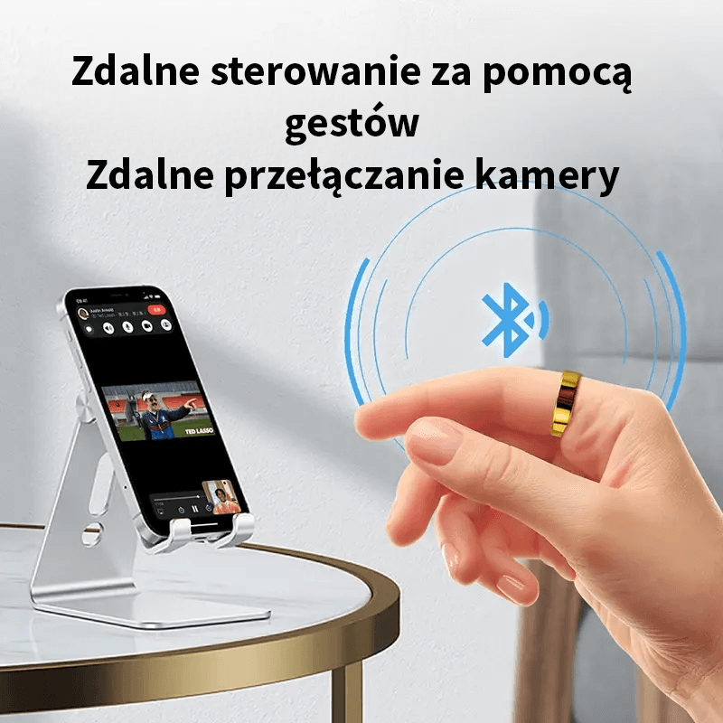 SR08 Smart Ring LED: Monitor Serca, Tlen, Sport, Wodoodporny 💪